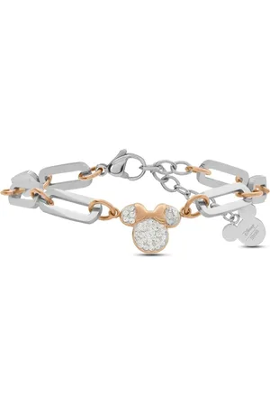 Stroili Oro Bracciale Mickey Mouse & Friends Acciaio / Cristallo