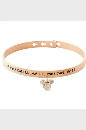 Stroili Oro Bangle Mickey Mouse & Friends Acciaio Cristallo