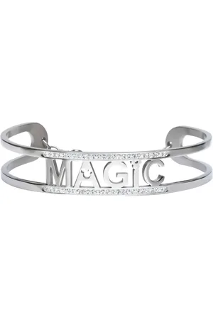 Stroili Oro Bangle Lady Message Acciaio Disney e Cristalli