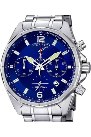 Festina Cronografo con cassa e bracciale in acciaio