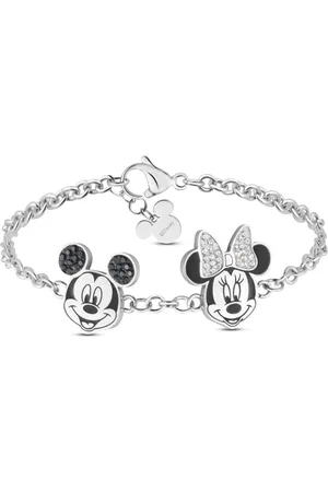 Stroili Oro Bracciale Mickey Mouse & Friends Acciaio Cristallo