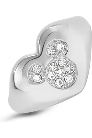 Stroili Oro Anello Chevalier Mickey Mouse & Friends Acciaio Cristallo