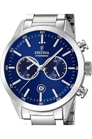 Festina Cronografo con cassa e bracciale in acciaio