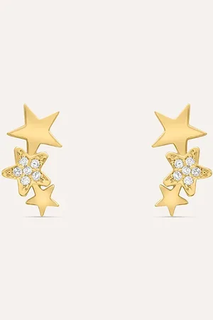 Stroili Oro Orecchini Lobo Claire Cubic Zirconia