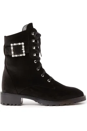 Stuart Weitzman Pearl Buckle Bootie