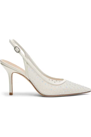Stuart Weitzman Emilia Mesh 85 Slingback