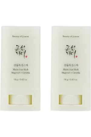 Beauty of Joseon [Deal] - Matte Sun Stick : Mugwort + Camelia SPF50 PA++++ - 18g (2ea) Set
