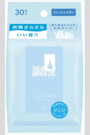 Shiseido Sea Breeze Face & Body Ice Sheet - 30 fogli - Fresh Savon