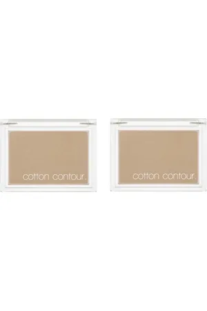 Missha Cotton Contour - No.Smoked Hazel (2ea) Set