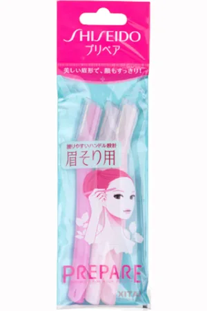 Shiseido Prepare Eyebrow Razor - 3pezzi