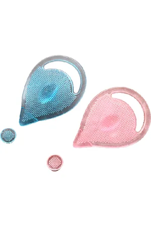 MsBlossom Silicone Pore Cleansing Pad - 1pezzo - Pink/Blue (Color Chosen at Random)