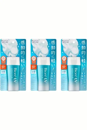 Kao Biore UV Aqua Rich Water Gel SPF50+ PA++++ - 70ml (3ea) Set