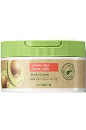 The SAEM Natural Daily Avocado Body Cream - 300ml - White