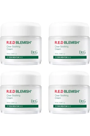 Dr.G R.E.D Blemish Clear Soothing Cream - 70ML - 70ml - White (4ea) set (New)
