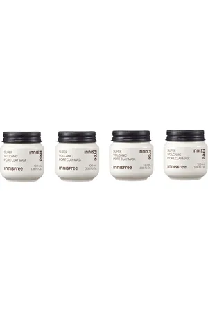 Innisfree Super Volcanic Pore Clay Mask - 100ml (4ea) Set