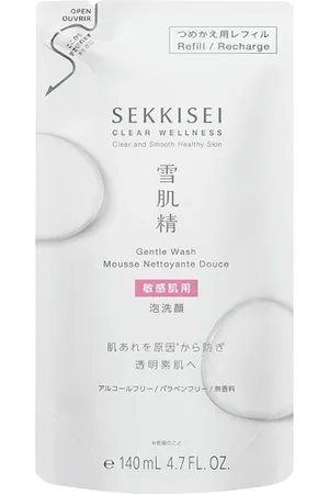Kose Sekkisei Clear Wellness Gentle Wash Refill - 140ml