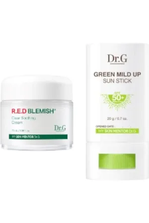 Dr.G Green Mild Up Sun Stick SPF50+ PA++++ - 20g (1ea) + R.E.D Blemish Clear Soothing Cream - 70ML (1ea) set