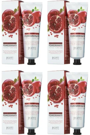 Jigott Real Moisture Hand Cream - Pomegranate - 100ml (4ea) Set