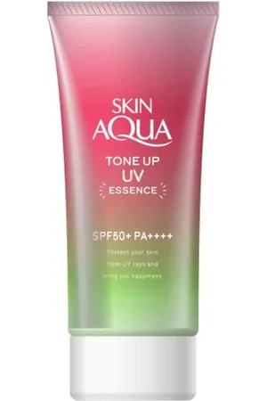 Rohto Mentholatum Skin Aqua Tone Up Essence Happiness Aura SPF50+ PA++++ - 80g