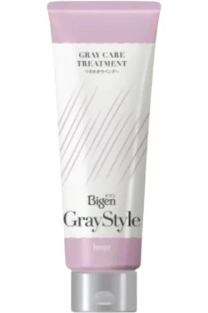 hoyu Bigen Gray Style Gray Care Treatment - 200g - Glossy Lavender