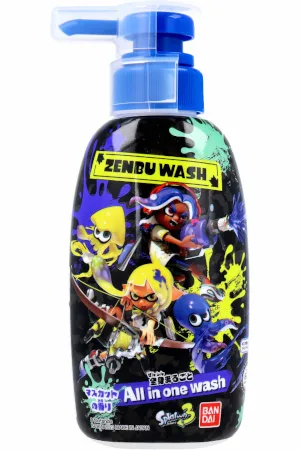 Bandai All in One Bubble Shower Gel - 300ml - Splatoon 3