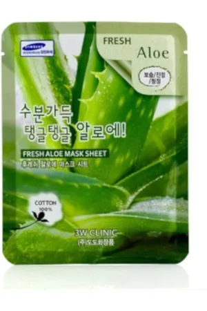 3W Clinic Fresh Aloe Mask Sheet - 1pezzo