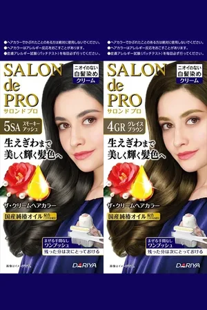 DARIYA Salon De Pro Foam Hair Color Extra Rich - 1 set - 6 Dark Brown