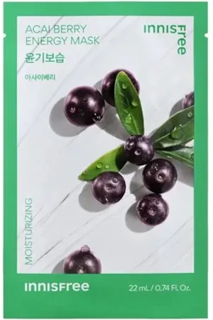 Innisfree Energy Mask - 1pc - Acai Berry