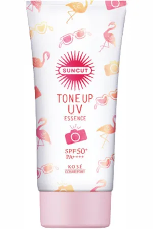 Kose [Saldi] - Suncut Tone Up UV Essence Pink Flamingo SPF50+ PA++++ - 80g