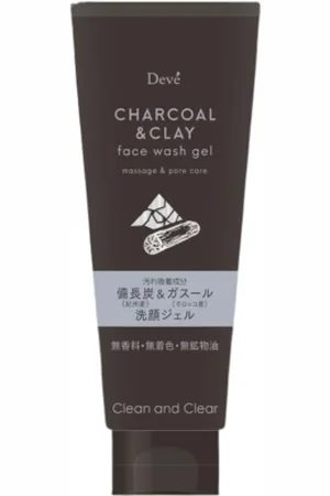 KUMANO COSME Deve Charcoal & Clay Face Wash Gel - 200g