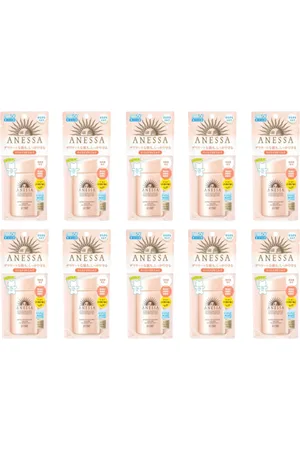 Shiseido Anessa Perfect UV Sunscreen Mild Milk For Sensitive Skin SPF50+ PA++++ - 60ml (10ea) Set