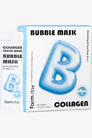 Farm Stay Collagen Facial Wash Bubble Mask - 5ml*20pezzi