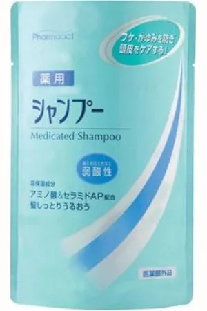 KUMANO COSME Pharmaact Medicated Shampoo Weak Acidity Refill - 400ML