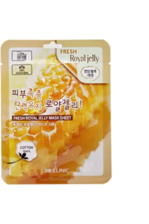 3W Clinic Fresh Royal Jelly Mask Sheet - 1pezzo
