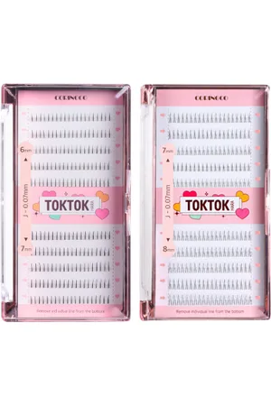 CORINGCO Toktok-Hara Filter Eyelash (Under Lash) - 200pezzi - 7-8mm