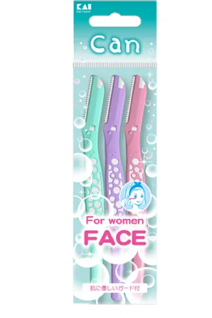 kai Can Bubble Face Razor L Type - 3pezzo