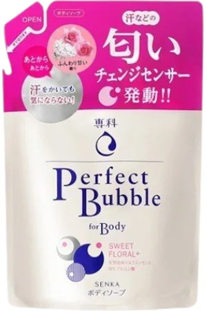 Shiseido Senka Perfect Bubble For Body Sweet Floral Refill - 350ml