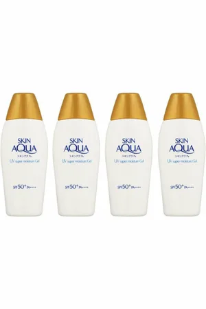 Rohto Mentholatum Skin Aqua UV Super Moisture Gel Hydrating Sunscreen (4ea) Set
