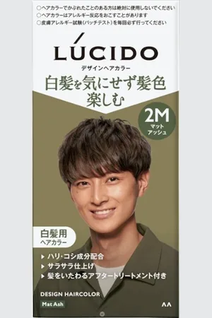 Mandom Lucido Design Hair Color - 1 set - Mat Ash