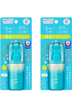 Kao Biore UV Aqua Rich Aqua Protect Mist SPF50 PA++++ - 60ml (2ea) Set