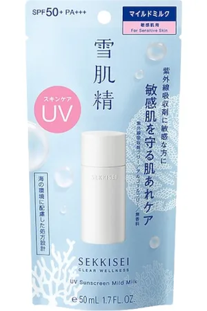 Kose Sekkisei Clear Wellness UV Sunscreen Mild Milk SPF50+ PA+++ - 50ml
