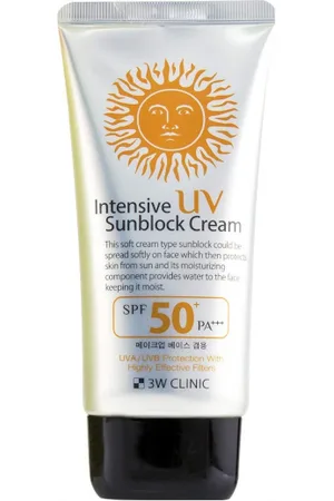 3W Clinic Intensive UV Sunblock Cream SPF50+ PA+++ - 70ml