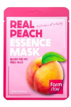 Farm Stay Real Essence Mask Peach - 1pezzo