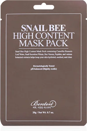 Benton Snail Bee High Content Mask Pack - 1pezzo