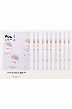 Missha Airy Fit Sheet Mask - Pearl - 1pc (10ea) Set