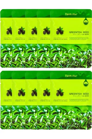 Farm Stay Visible Difference Mask Sheet - Greentea Seed - 10pezzo
