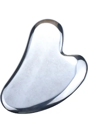 MissLady Scraping Board Gua Sha Massage Tool (Heart-shaped) - 1pc - Metallic