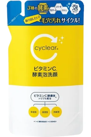 KUMANO COSME Cyclear Vitamin C Enzyme Foam Face Wash Refill - 250ml