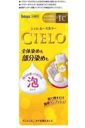 hoyu Cielo Mousse Hair Color - 100g - 1C Pretty Bright Caramel Brown