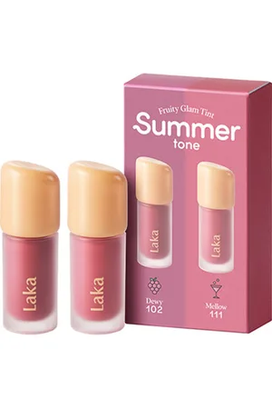 Laka Fruity Glam Tint Mini Duo - 1.9g*2 - Summer Tone Edition